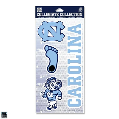 North Carolina Collegiate Collection Multi Pack Decals