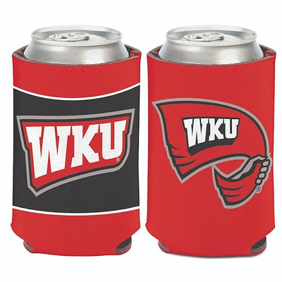 Western Kentucky Primary Logo Can Cooler