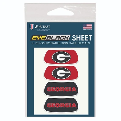 Georgia WinCraft 4-Pack Eye Black