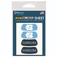 UNC WinCraft 4-Pack Eye Black