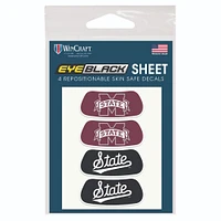 Mississippi State WinCraft 4-Pack Eye Black