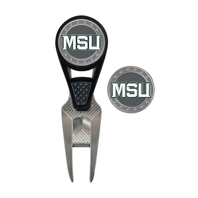 Michigan State WinCraft CVX Repair Tool and Ball Markers