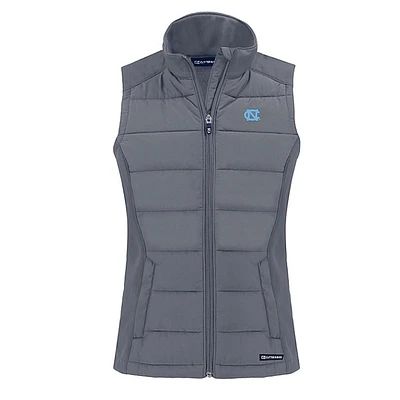 UNC Cutter & Buck Women's Evoke Hybrid Vest