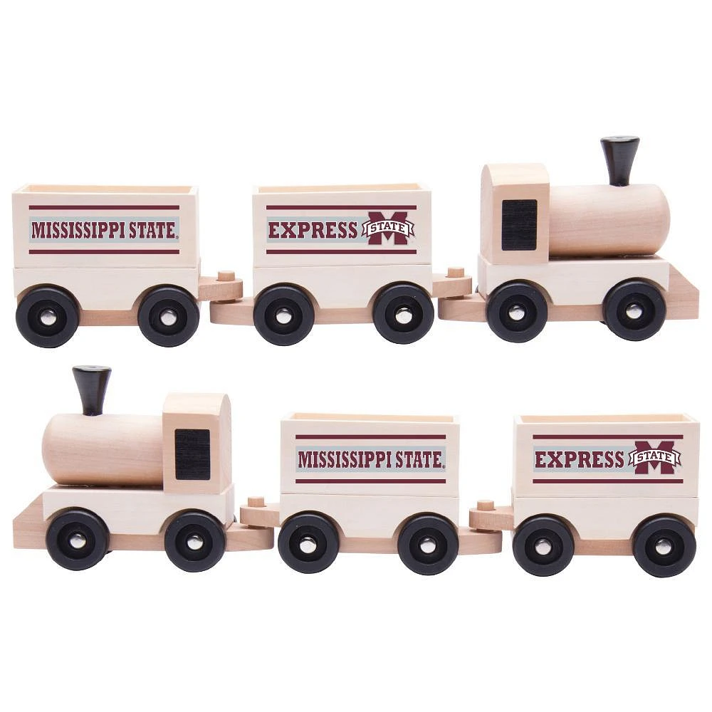 Mississippi State Kids Wooden Toy Train