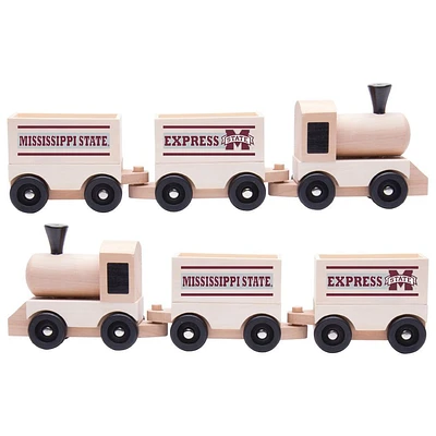 Mississippi State Kids Wooden Toy Train