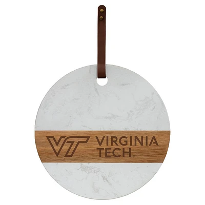 Virginia Tech Marble and Acacia Wood Charcuterie Board