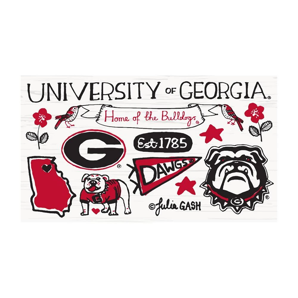 Georgia Julia Gash Recycled Wood Fridge Magnet