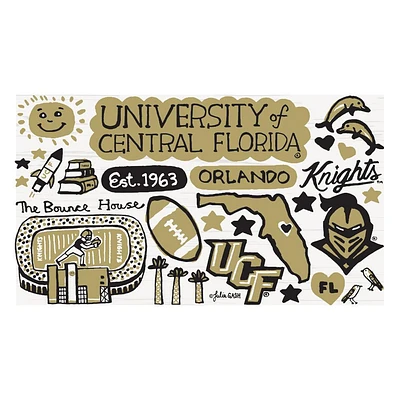 UCF Julia Gash Recycled Wood Fridge Magnet