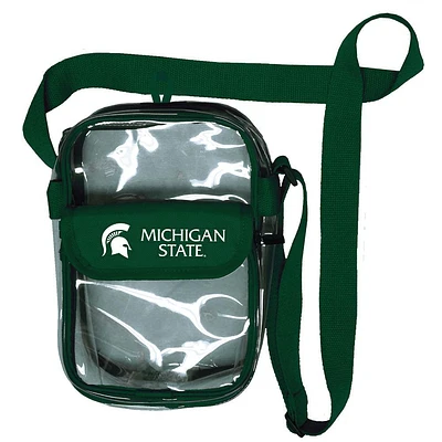 Michigan State Waterproof Crossbody Clear Bag