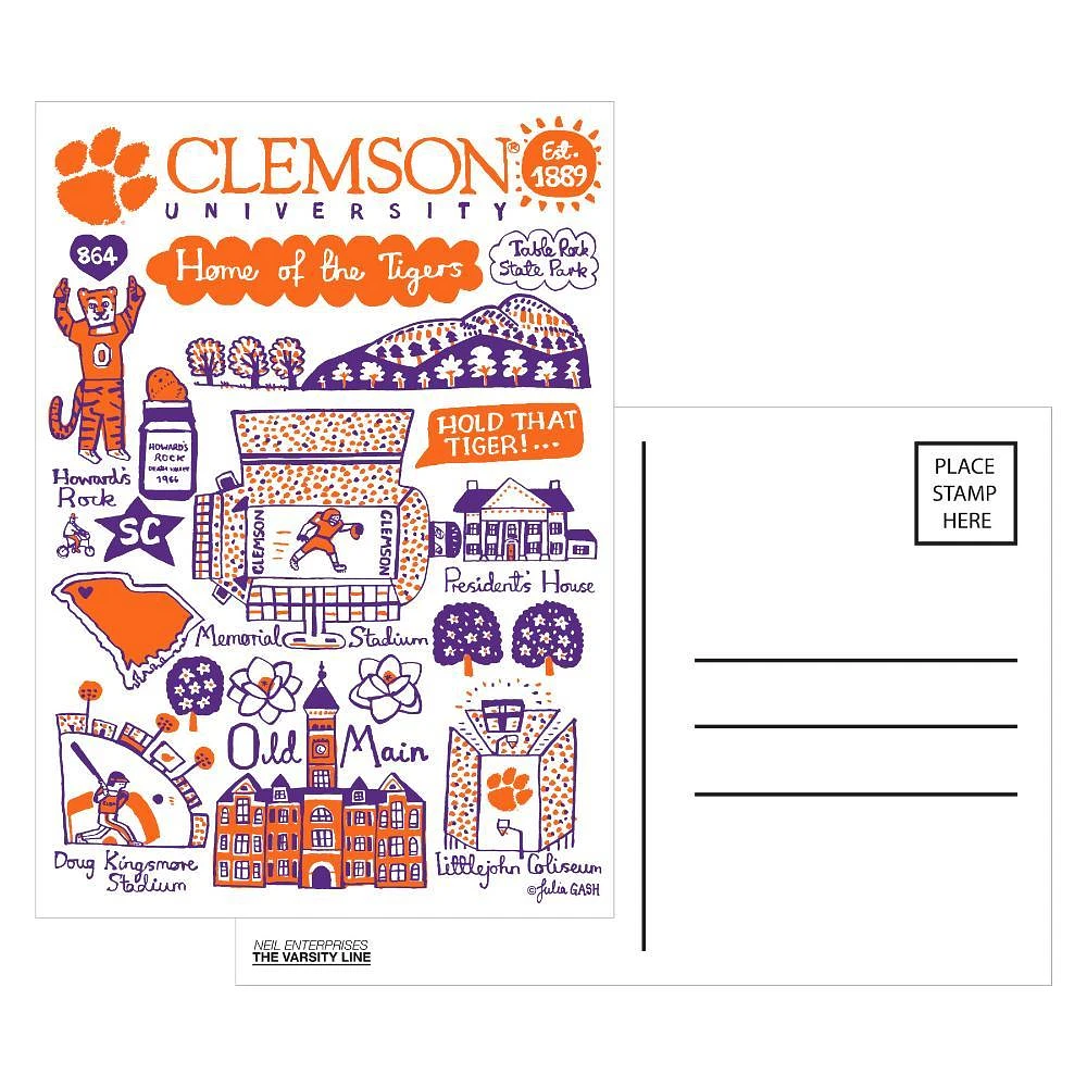 Clemson Julia Gash Postcard