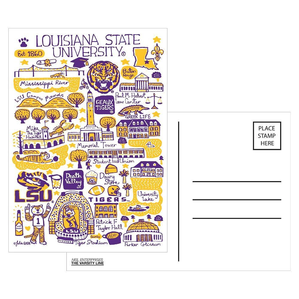 LSU Julia Gash Postcard