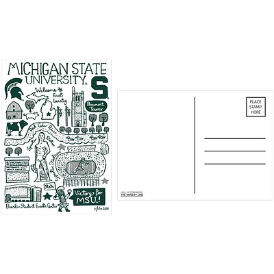 Michigan State Julia Gash Postcard