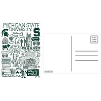 Michigan State Julia Gash Postcard