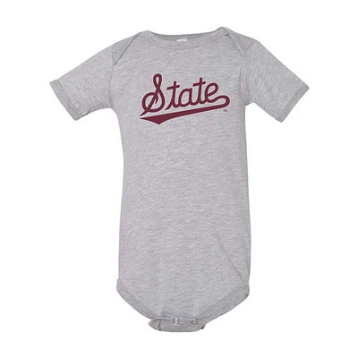 Mississippi State Infant Script Onesie