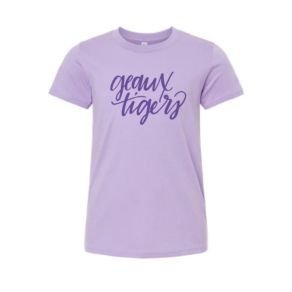 LSU YOUTH Geaux Tigers Script Tee