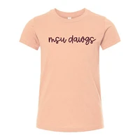 Mississippi State YOUTH Script MSU Dawgs Tee