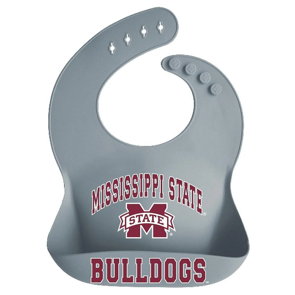 Mississippi State Garb Crumb Catcher Silicone Bib