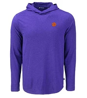 Clemson Cutter & Buck Coastline Epic Comfort Hooded Shirt