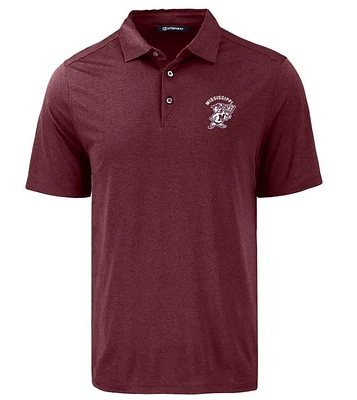 Mississippi State Cutter & Buck Bully Flying Flag Coastline Comfort Polo