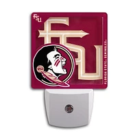 Florida State 3D Logo Series Night Light