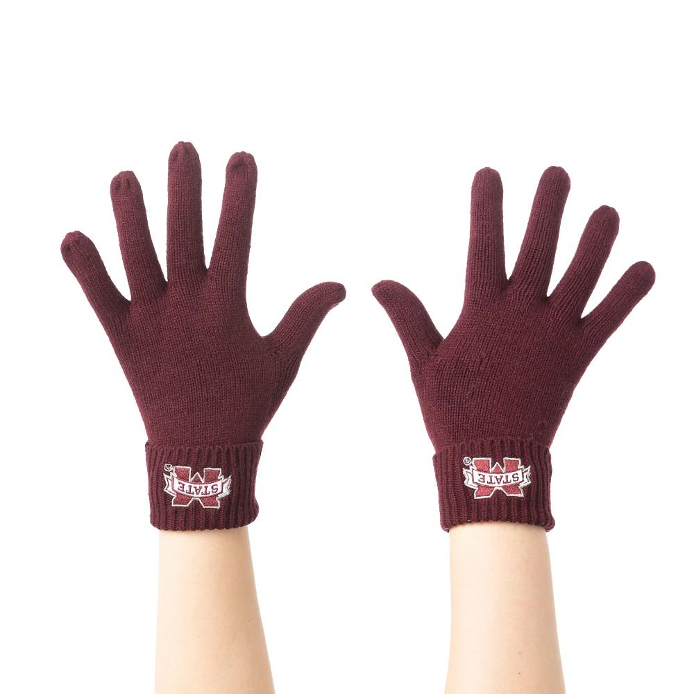 Mississippi State Bulldogs ZooZatz Women's Knit Gloves