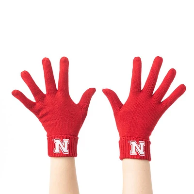 Nebraska Cornhuskers ZooZatz Women's Knit Gloves