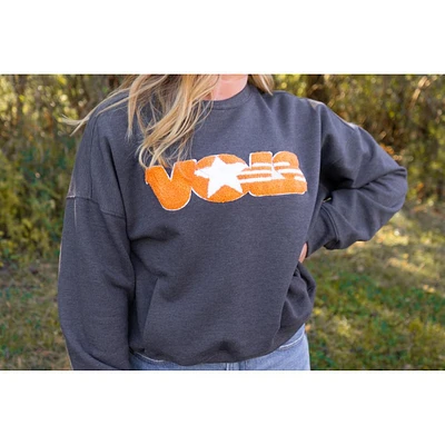 Tennessee Volunteer Traditions Vault Star Vols Cropped Crewneck