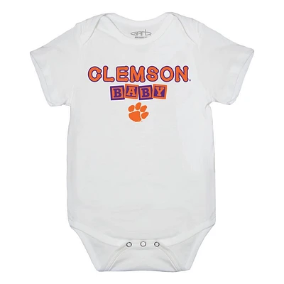 Clemson Garb Infant Otis Baby Onesie