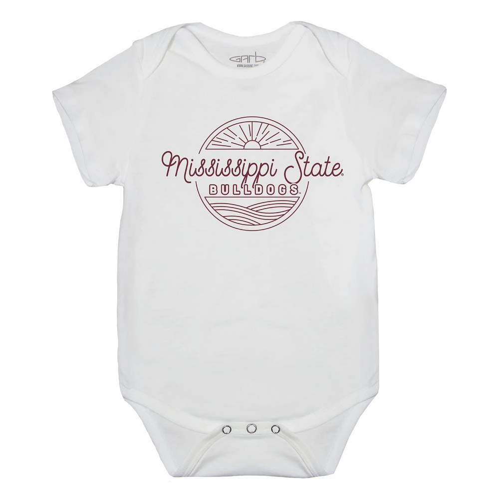 Mississippi State Garb Infant Otis Sunny Circle Onesie