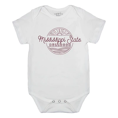 Mississippi State Garb Infant Otis Sunny Circle Onesie