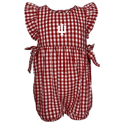 Indiana Garb Infant Constance Gingham Bubble Onesie