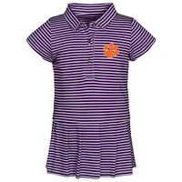 Clemson Garb Infant Beatrice Polo Dress Onesie