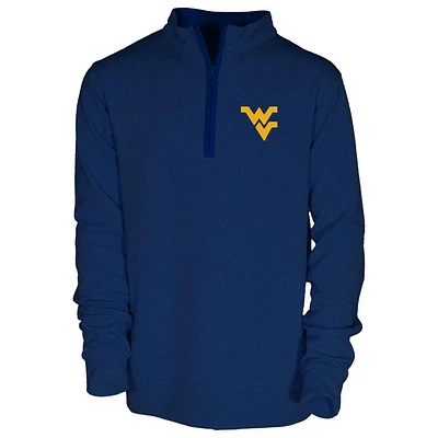 West Virginia Garb Toddler Sterling Honeycomb 1/4 Zip Pullover