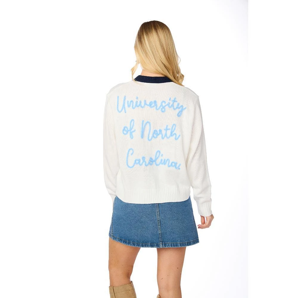 UNC Stewart Simmons The Glitter Script Cardigan