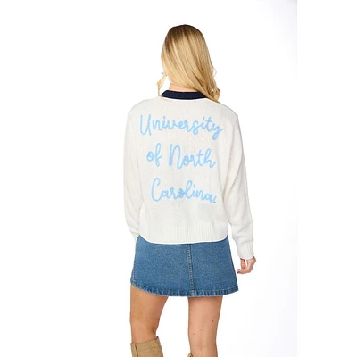 UNC Stewart Simmons The Glitter Script Cardigan