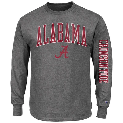 Alabama Champion Big & Tall Arch Logo Long Sleeve Tee