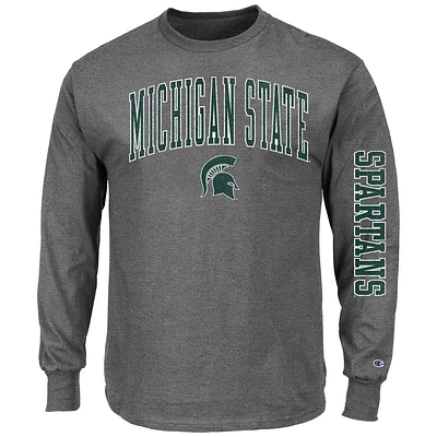 Michigan State Champion Big & Tall Arch Logo Long Sleeve Tee