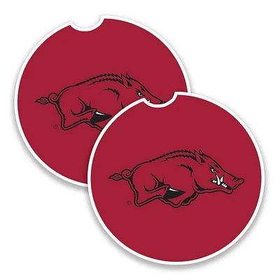 Arkansas 2-Pack Car Coasters