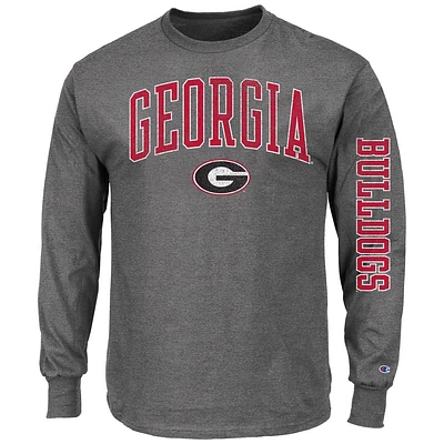 Georgia Champion Big & Tall Arch Logo Long Sleeve Tee