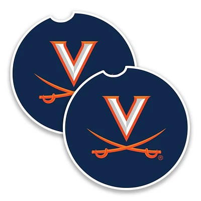 Virginia 2-Pack Car Coasters