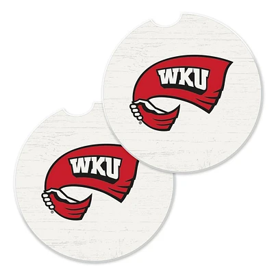 Western Kentucky 2-Pack Car Coasters