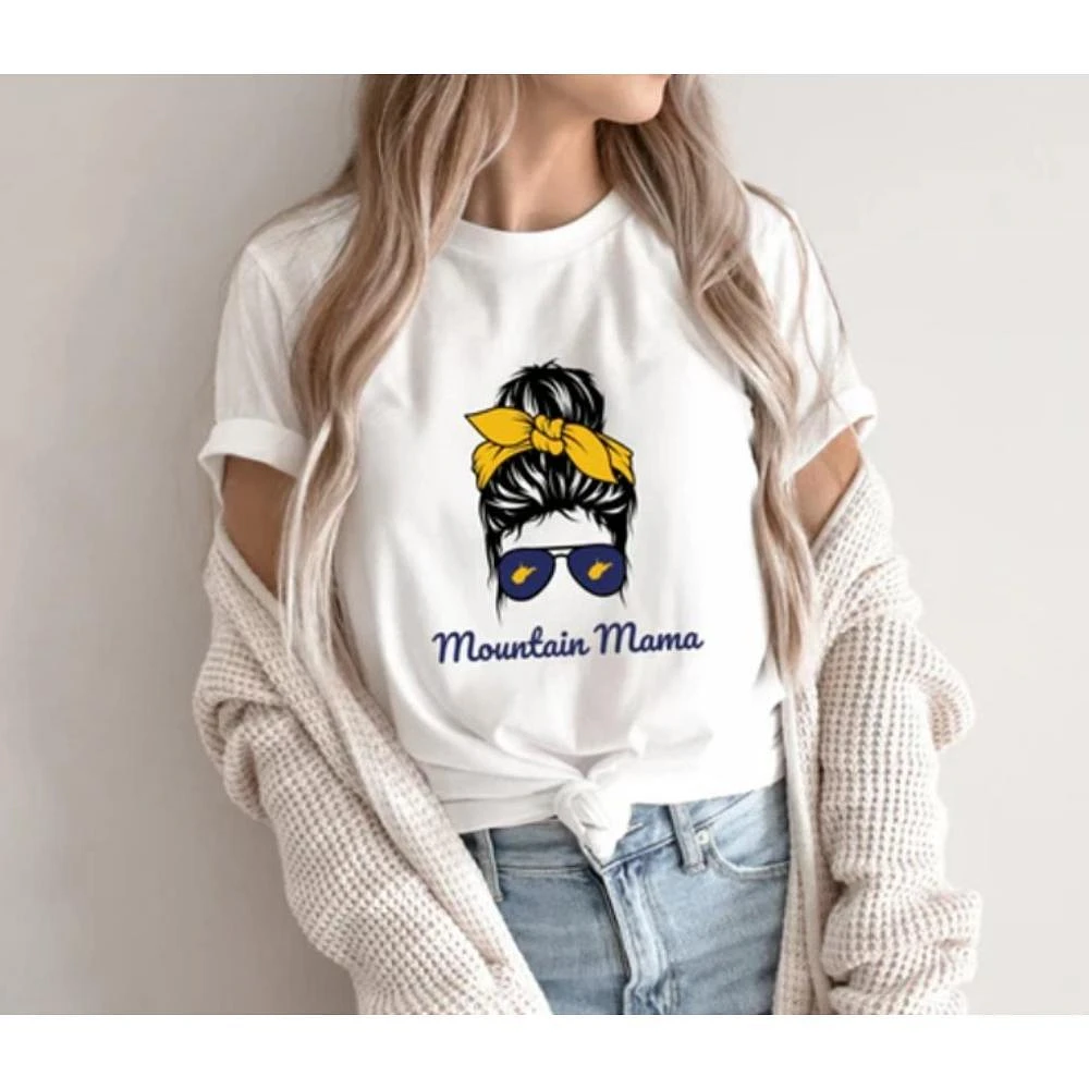 West Virginia Wonderfully Wild Mountain Mama Tee