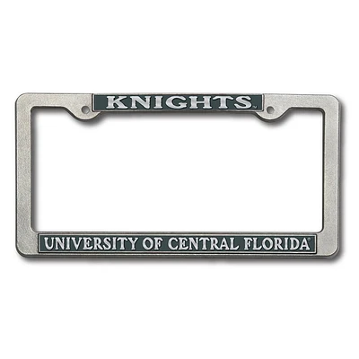 UCF Pewter License Plate Frame