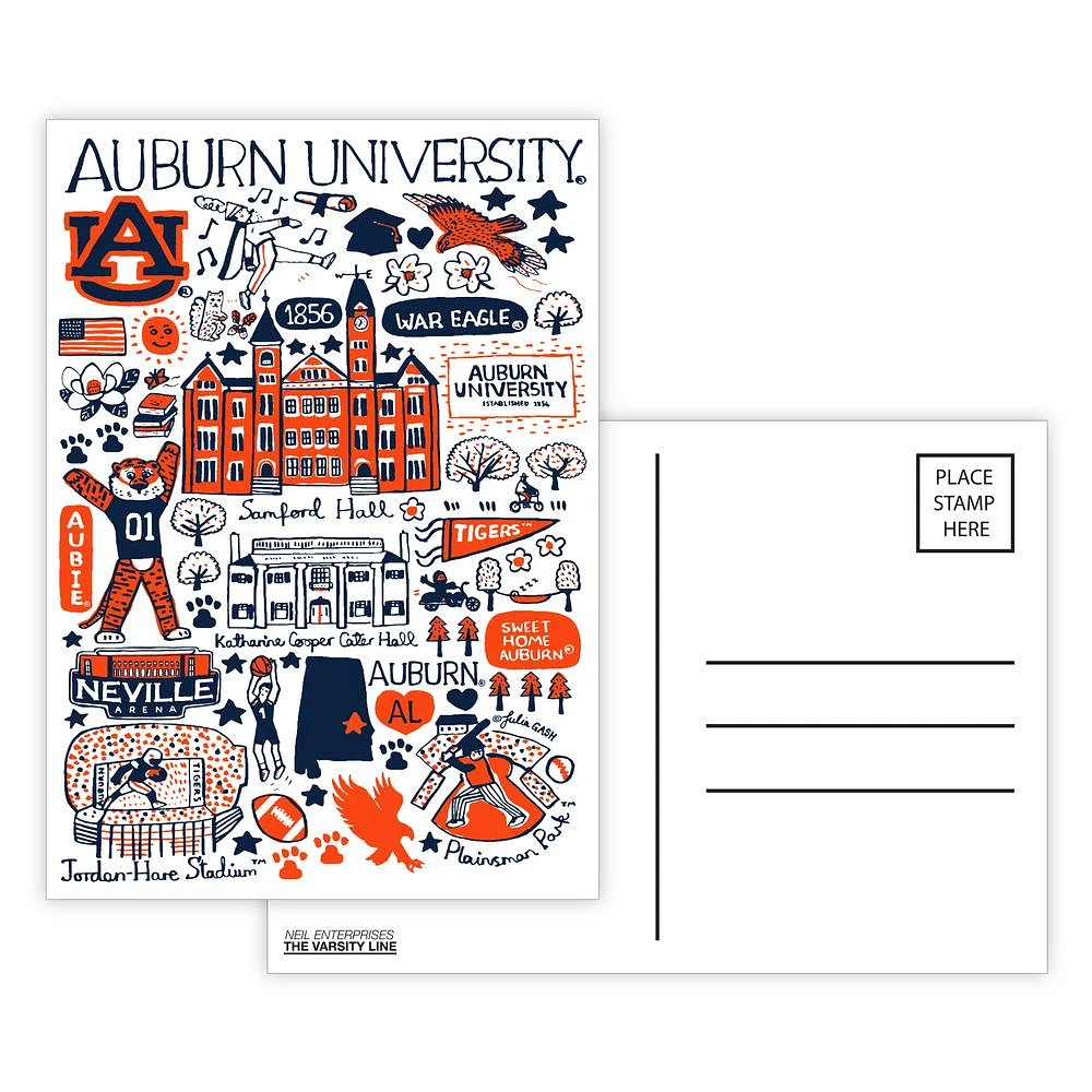 Auburn Julia Gash Postcard