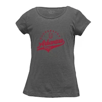 Arkansas Garb YOUTH Charlotte Tri-bend Scoop Neck Tee