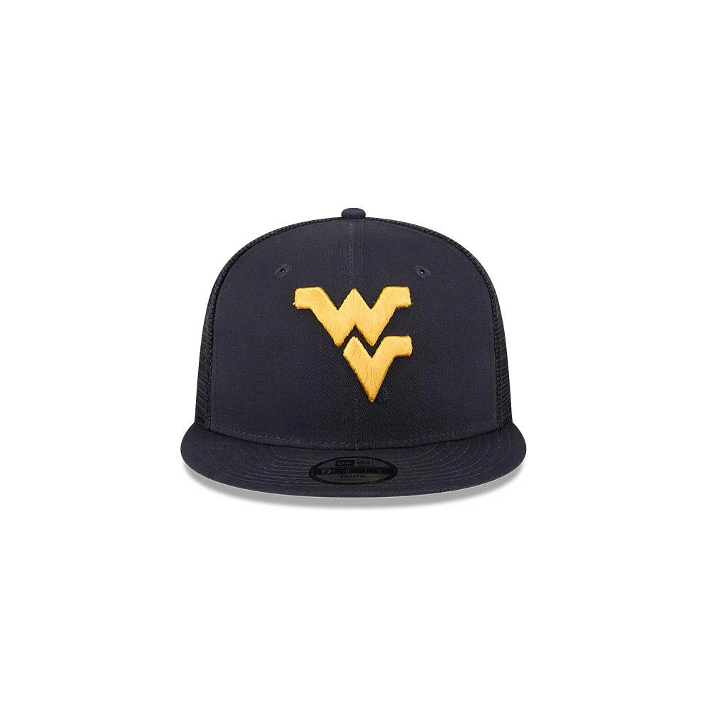 West Virginia New Era 950 Kids Snapback Flat Brim Hat