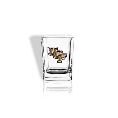 UCF 2 Oz Sparta Pewter Square Shot Glass