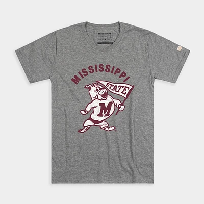 Mississippi State Homefield Vintage Bully Flag Tee