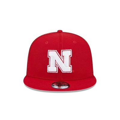 Nebraska New Era 9Fifty Snapback Flat Brim Hat