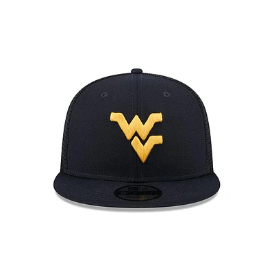 West Virginia New Era 9Fifty Snapback Flat Brim Hat